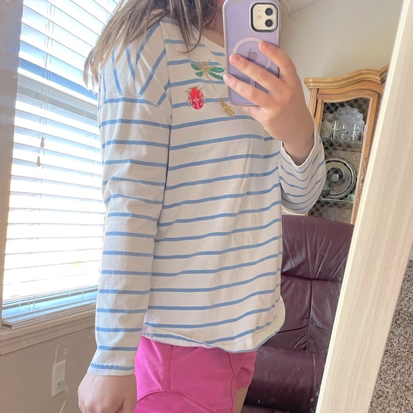 Joules Insect Striped Long Sleeve - Picture 3 of 7